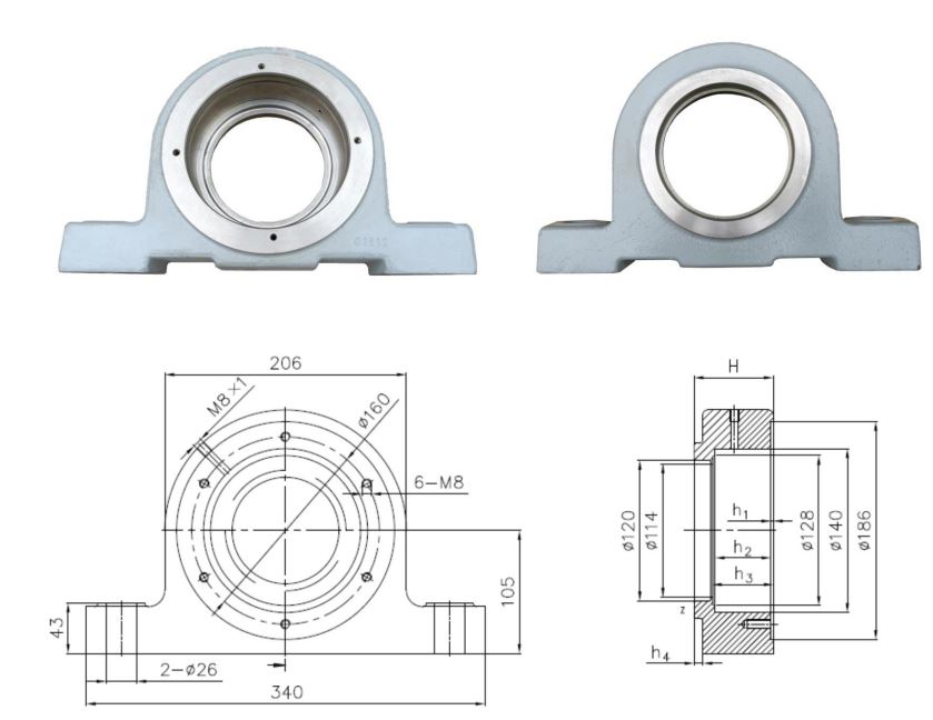 Bearing Seat For Escalator