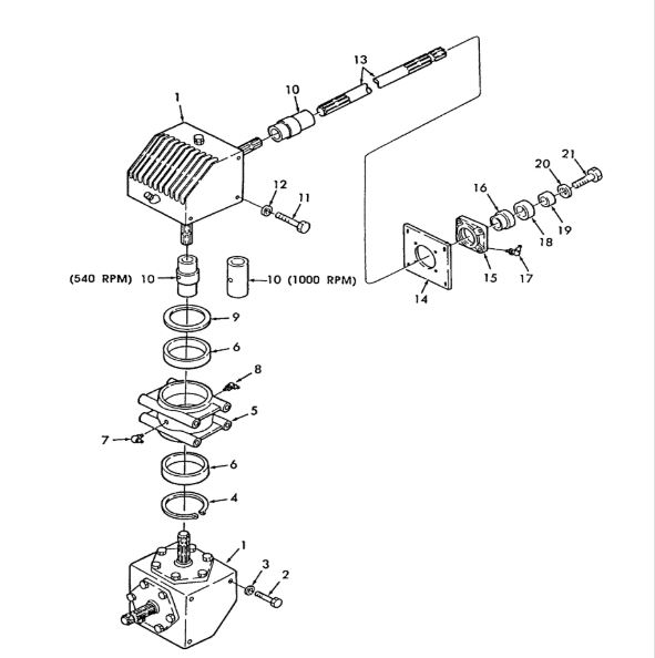 Pto Shaft & Conditioner Gearbox For Discbines