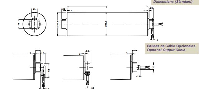 DRUM MOTOR Ø80