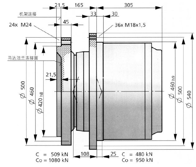 Hydraulic Travel Drive Motor