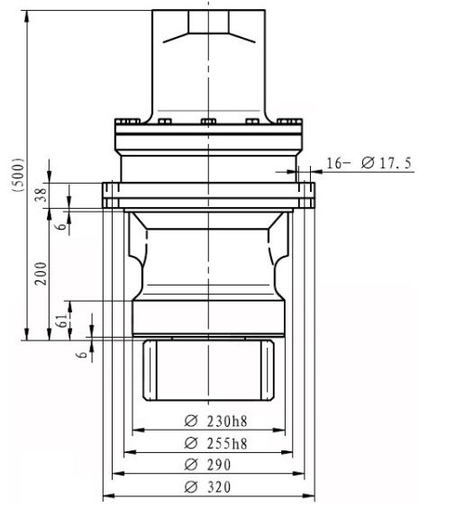 Hydraulic Swing Drive Motor