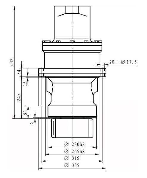 Hydraulic Swing Drive Motor
