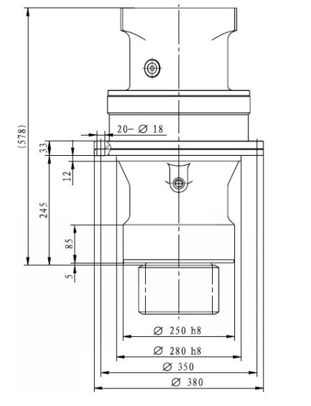 Hydraulic Swing Drive Motor