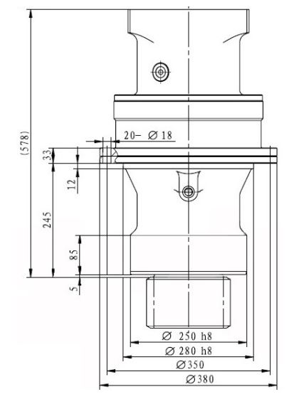Hydraulic Swing Drive Motor