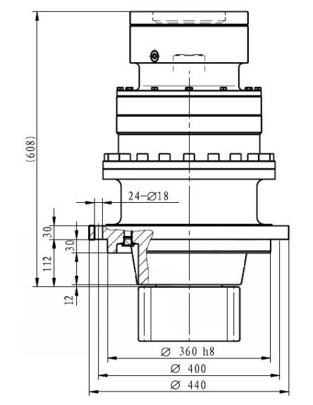 Hydraulic Swing Drive Motor