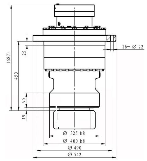 Hydraulic Swing Drive Motor