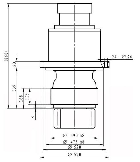 Hydraulic Swing Drive Motor