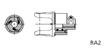 Pto Shaft With Free Wheel (RA) And Yoke 1” 3/8 Z6 EC Legislation