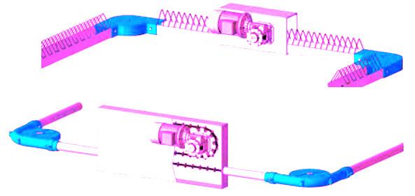 Poultry&Pig Geared Motors For Feeding Systems Opening And Closing Of Windows In The Farm Tecno