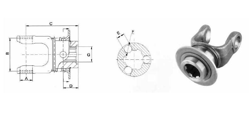 Outer Yoke With Collar Ball
