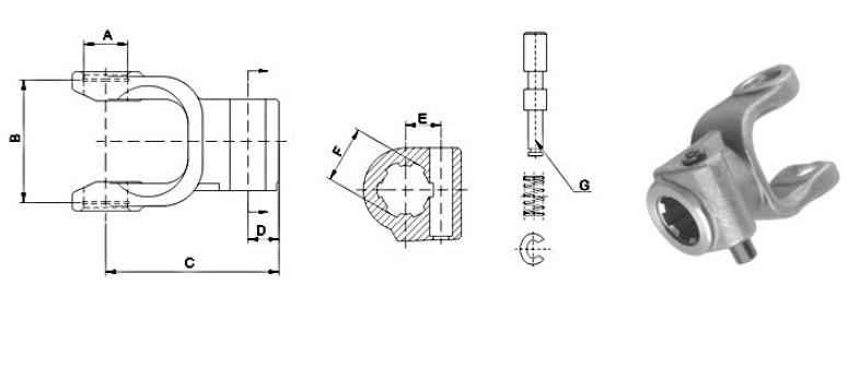 Outer Yoke With Push-pin1