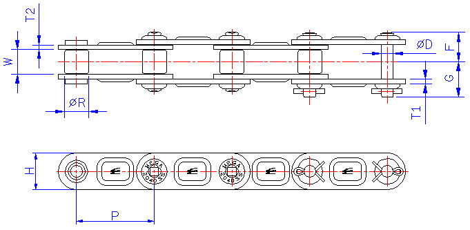 Double Pitch Mega Chain