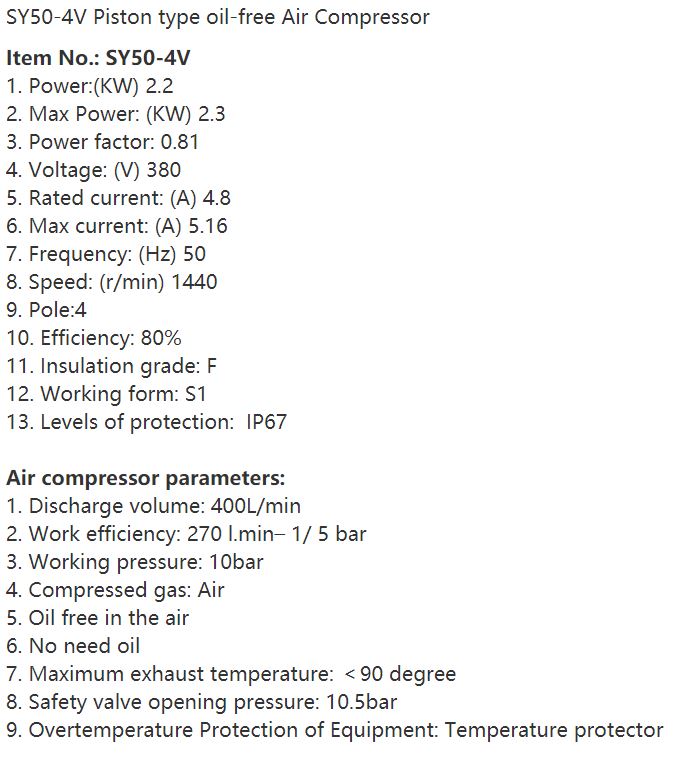 Piston Air Compressor