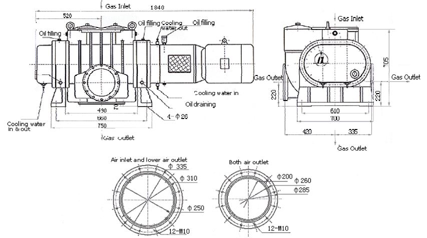 Roots Vacuum Pump