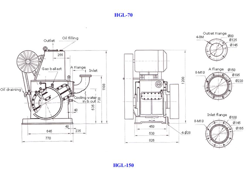 Piston Vacuum Pump