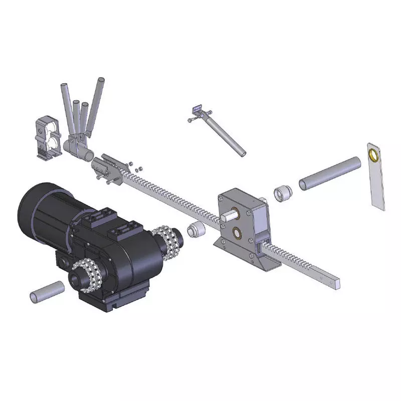Gear Racks For Greenhouse Window Opener Curtain Opener Ventilation-System And Aquaponics System