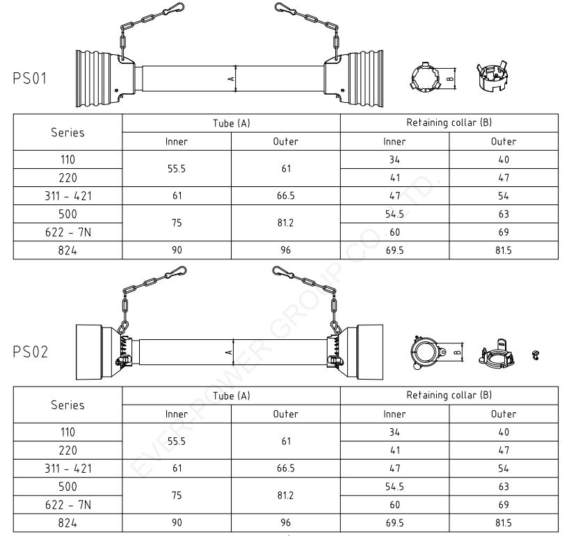 Tractor Pto Drive Shaft