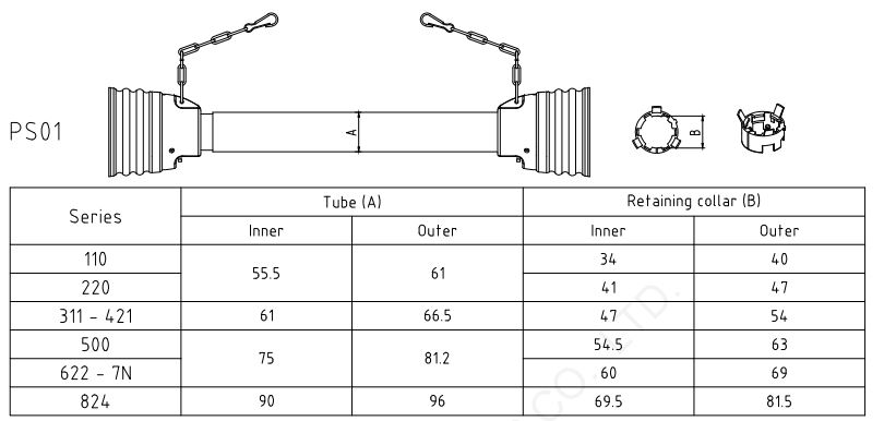 Power Take Off Shaft