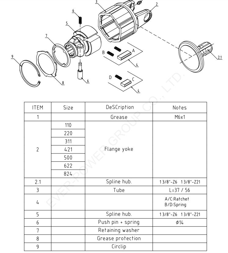Outer Yoke With Push-pin1