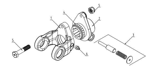Outer Yoke With Interfering Bolt