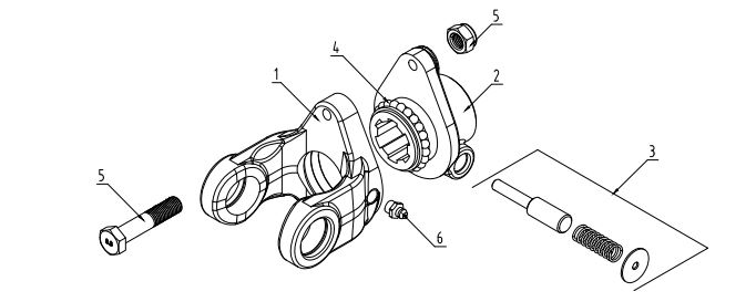 Ratchet Torque Limiter For Pto Shaft