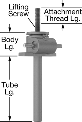 Worm Gear Drive Screw Actuator