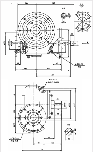 Worm Reducer For Paper Cutting Machine