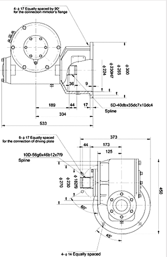 Worm Reducer For Construction Hoist