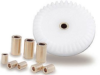 Plastic Bevel Gear Sintered Metal Bushings